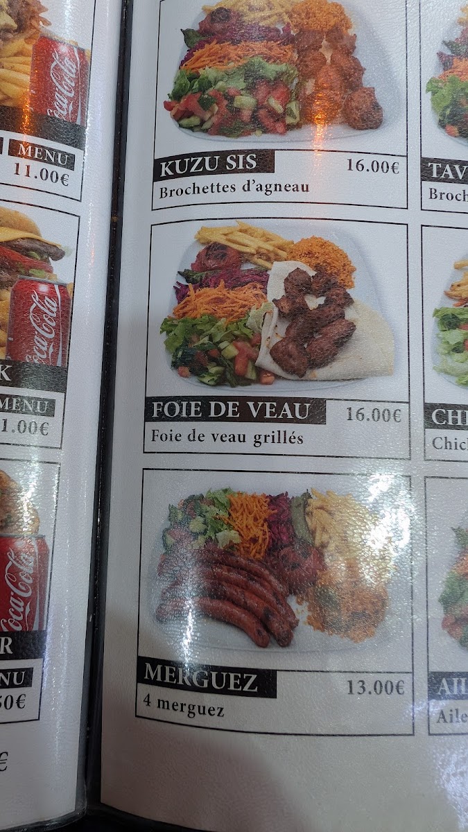 Le Chalet d’oz - Kebab Photo Menu 5