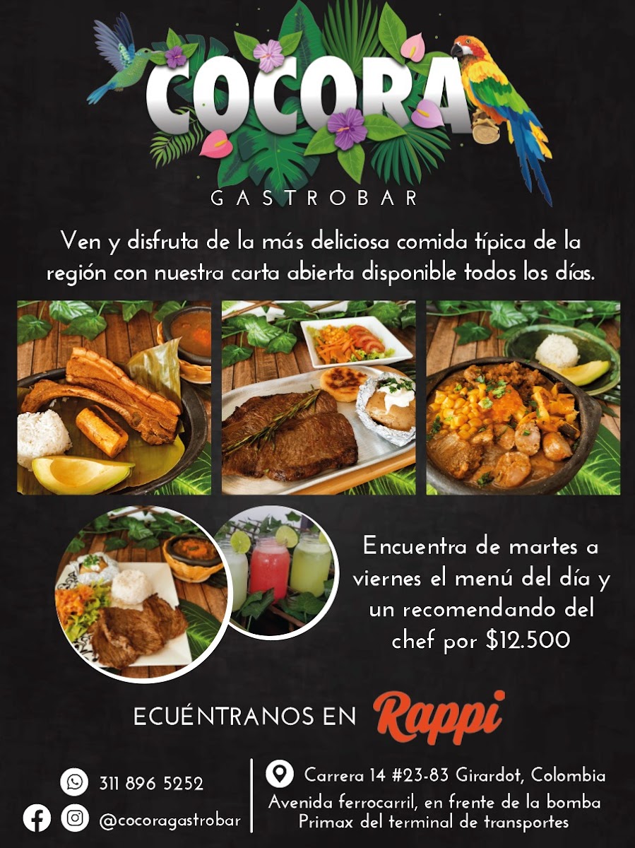 COCORA GASTROBAR Photo Menu 1