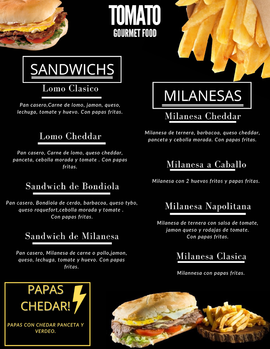 TOMATO gourmet food Photo Menu 1