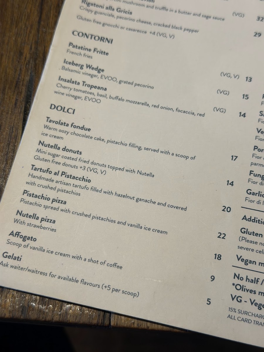 TAVOLATA Photo Menu 6
