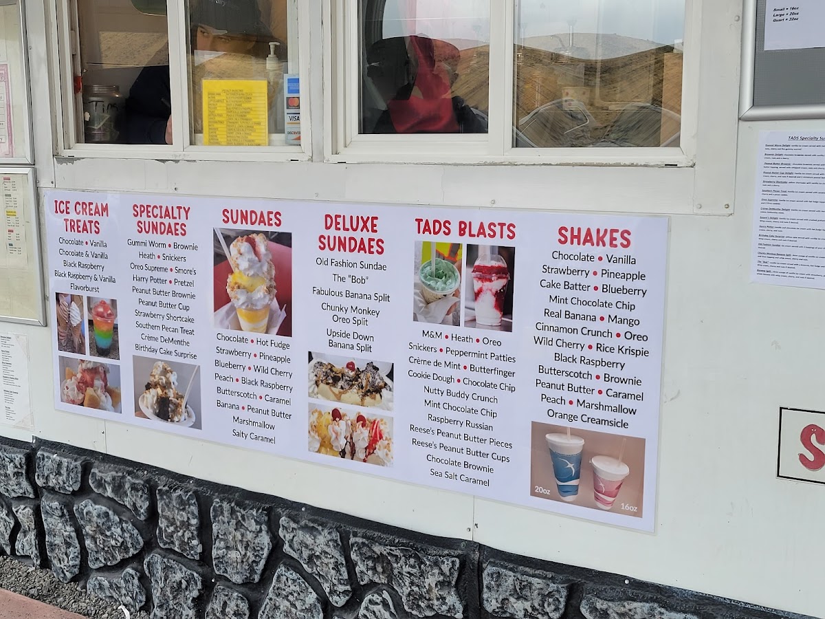 Tad's Dairy Barn Photo Menu 3