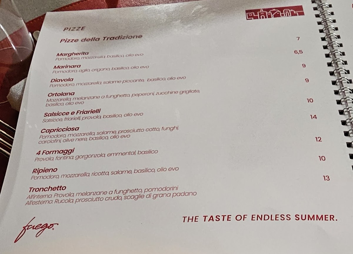 Ristorante Pizzeria Fuego Photo Menu 2
