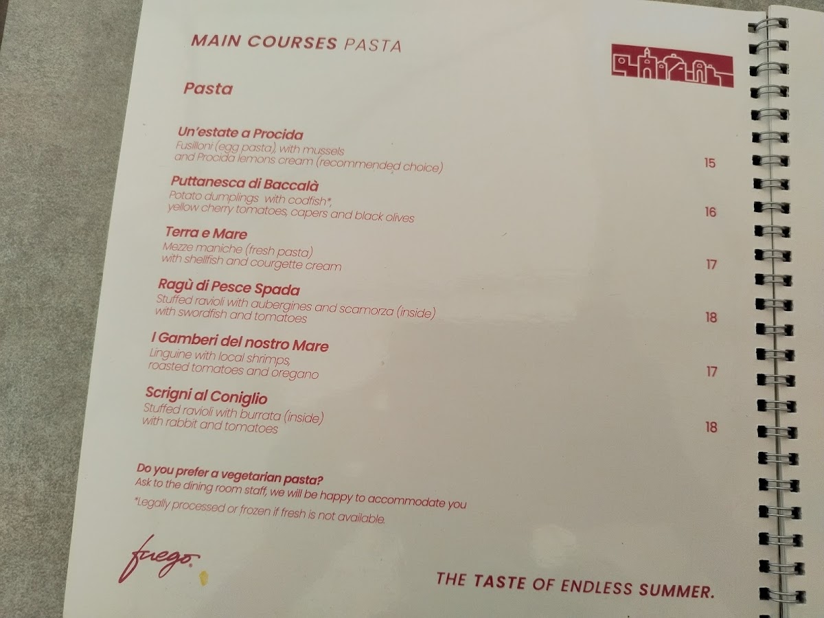 Ristorante Pizzeria Fuego Photo Menu 5