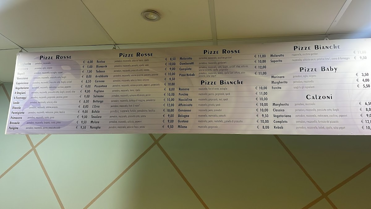 Pizzeria L’Orca Photo Menu 10