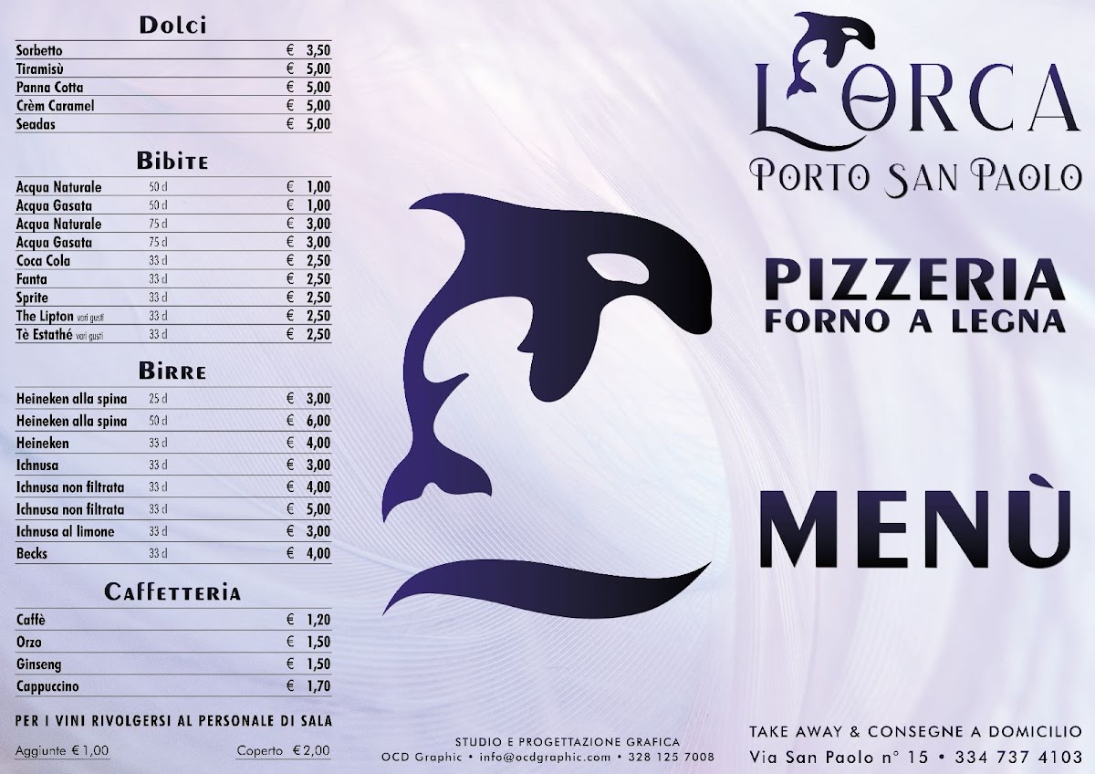 Pizzeria L’Orca Photo Menu 4