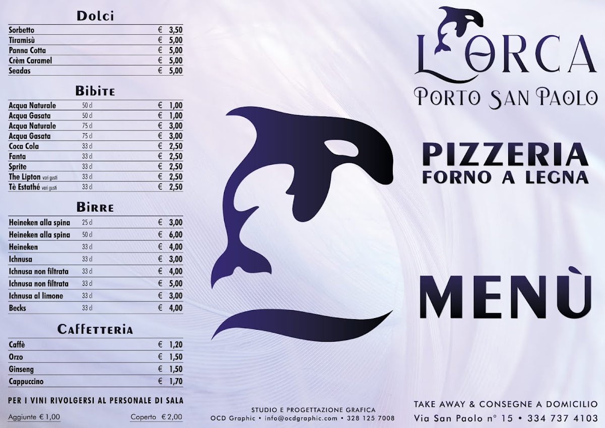 Pizzeria L’Orca Photo Menu 5