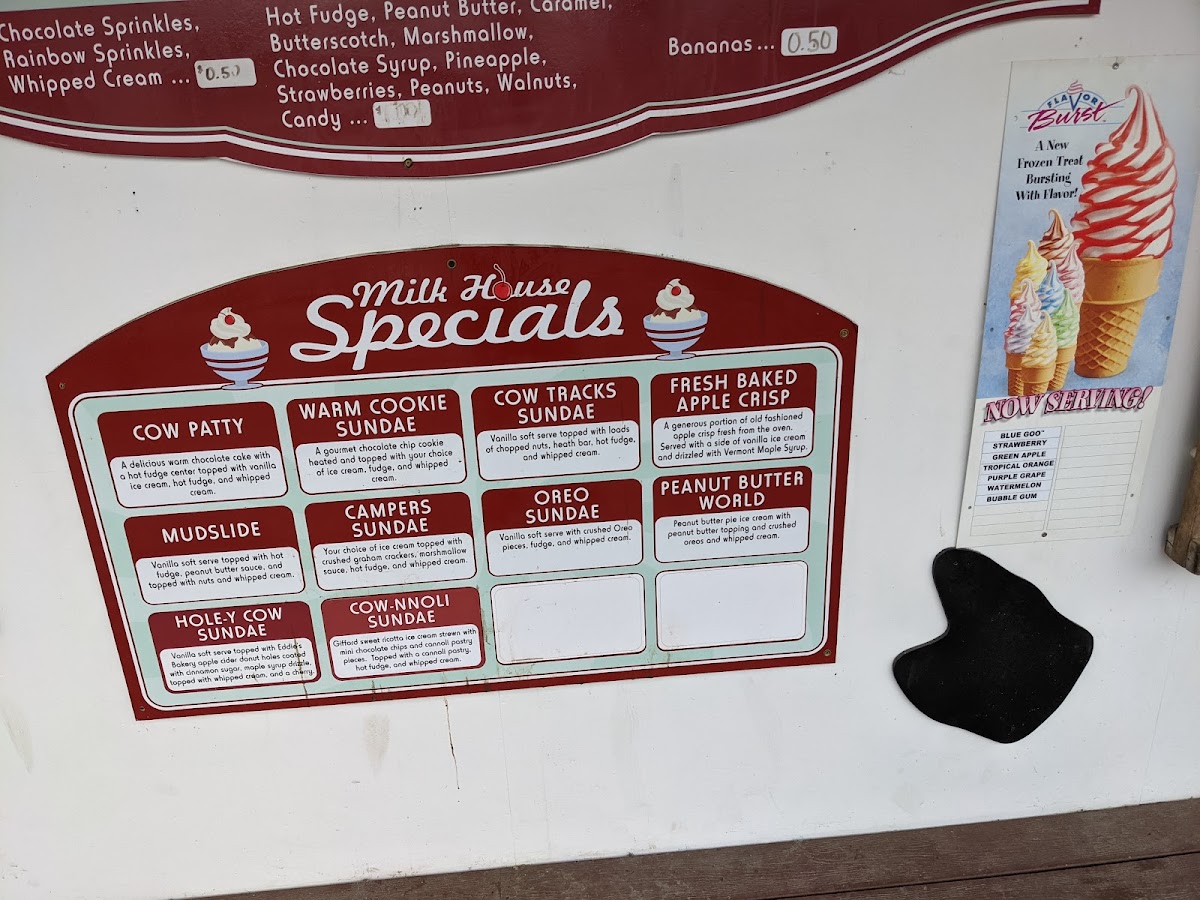 Milkhouse Ice Cream Photo Menu 10