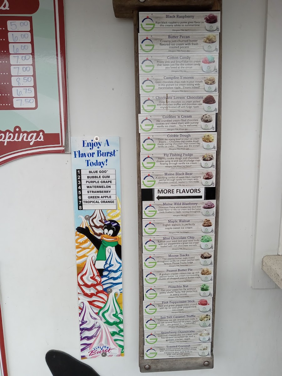 Milkhouse Ice Cream Photo Menu 5