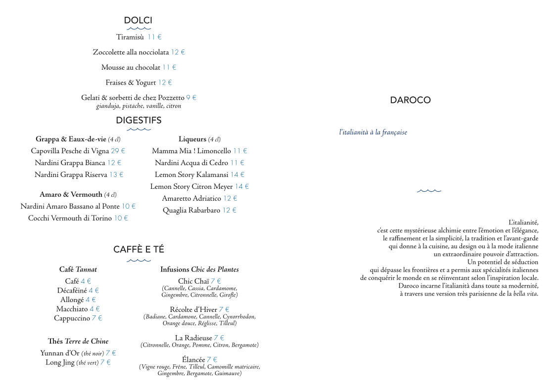 DAROCO Bourse Photo Menu 2