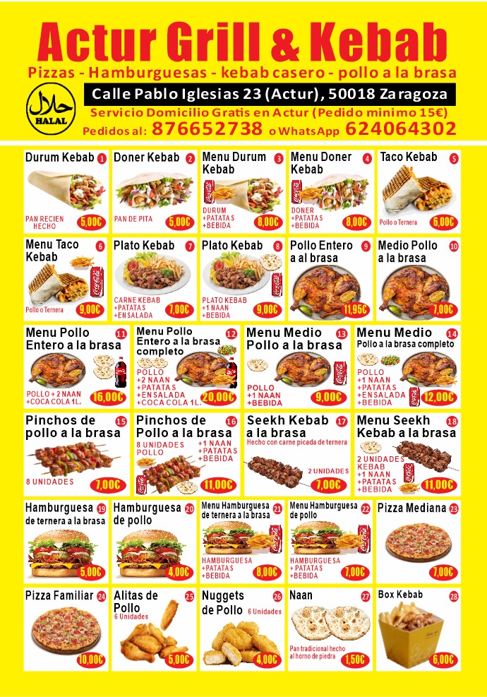 Actur Grill & Kebab Photo Menu 2