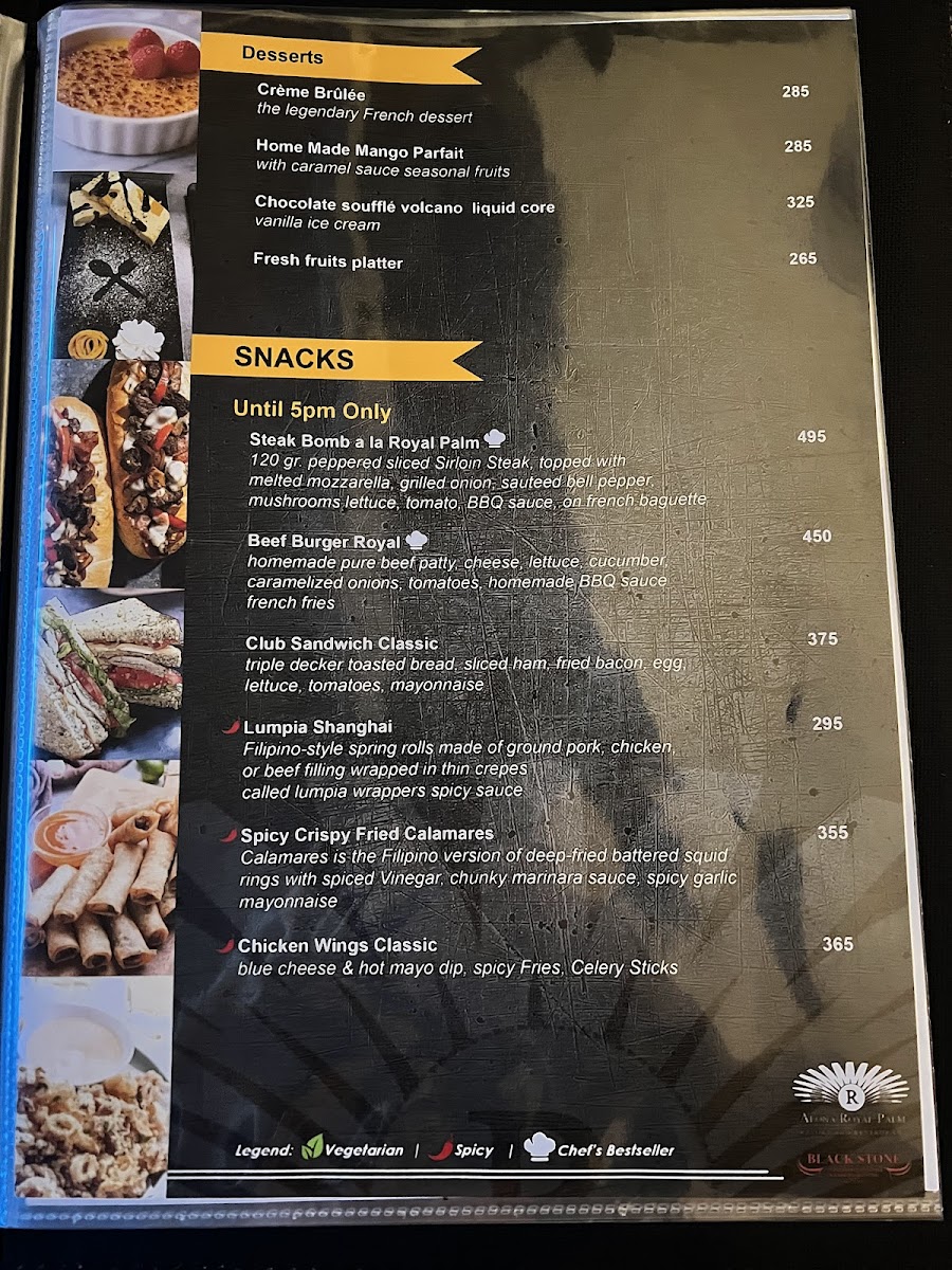 800° Black Stone Steak Restaurant Photo Menu 7