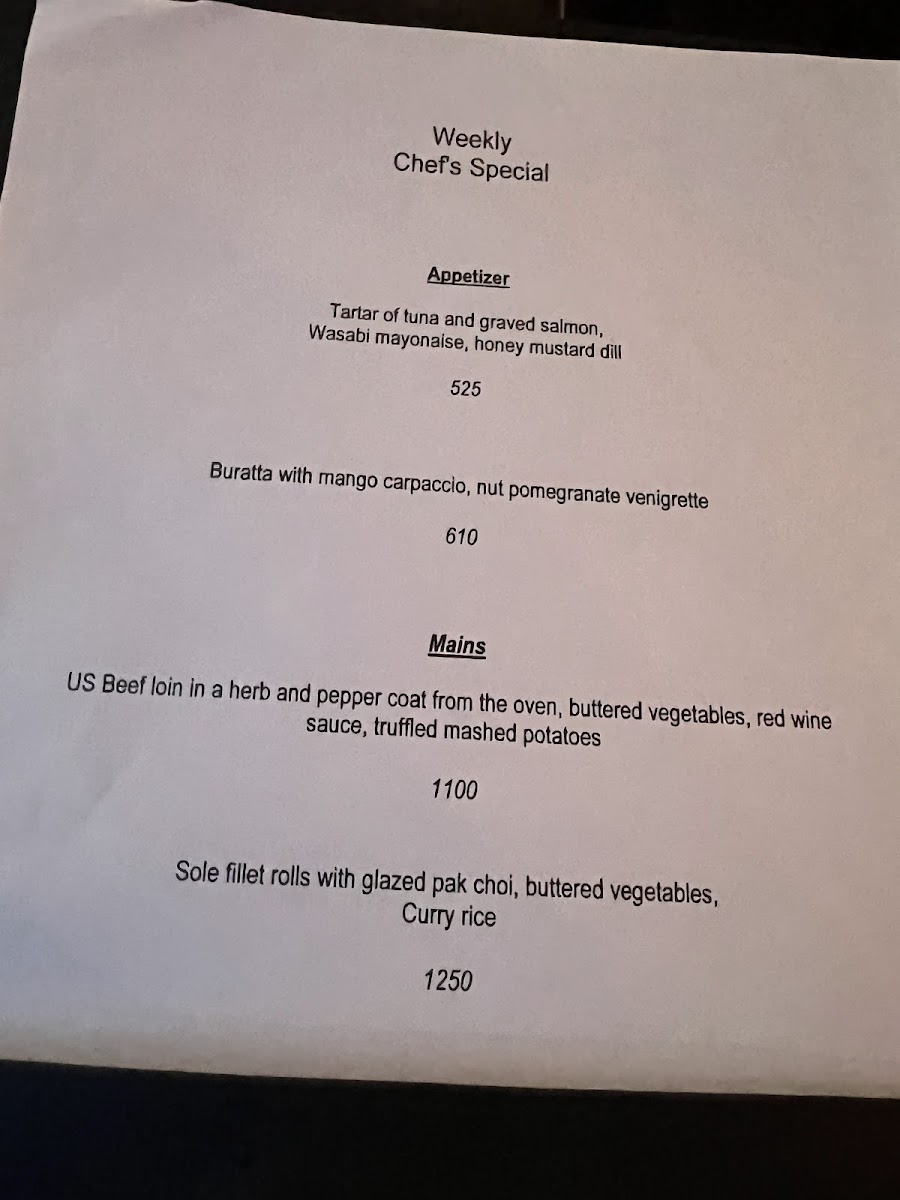 800° Black Stone Steak Restaurant Photo Menu 9