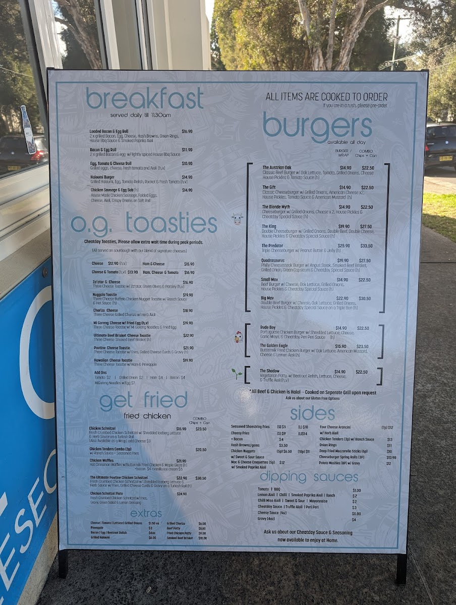 Peakhurst Social Cafe Photo Menu 5