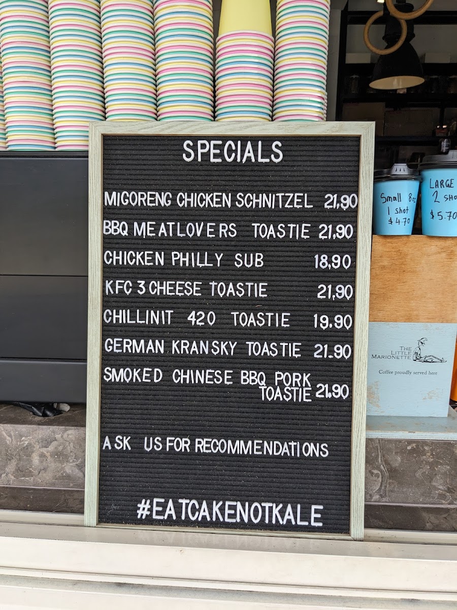 Peakhurst Social Cafe Photo Menu 6