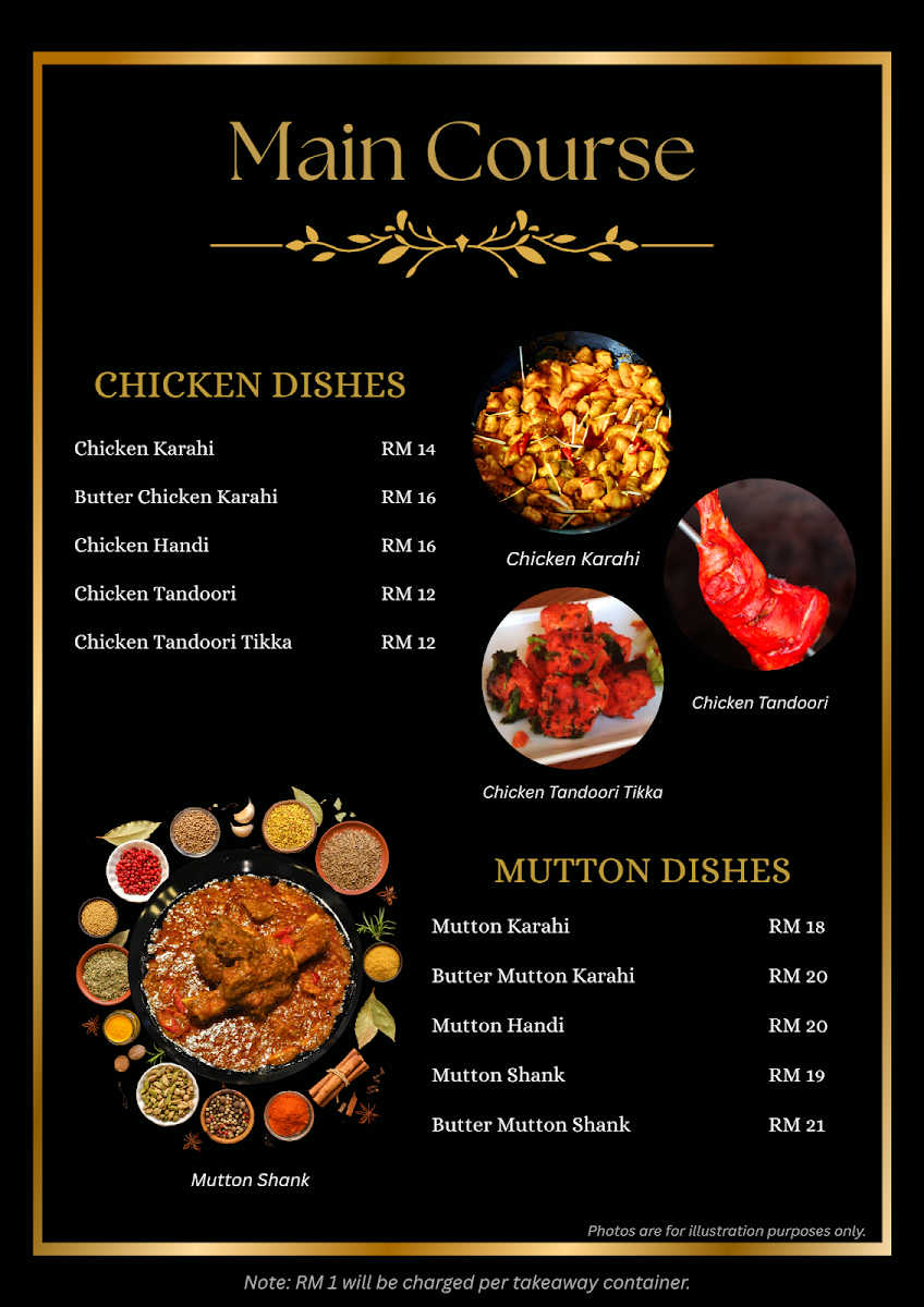 My Peshawar Restaurant Photo Menu 1