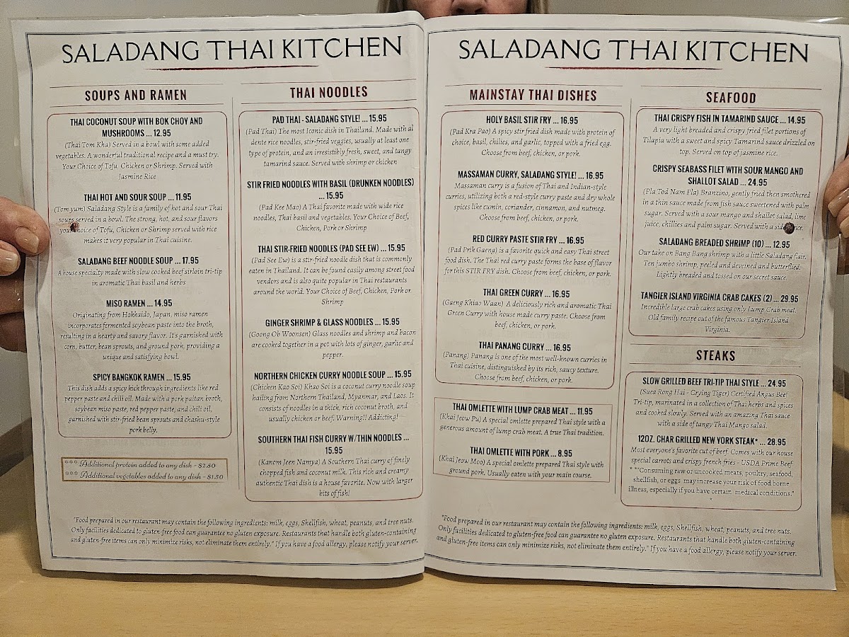 Saladang Thai Sushi Photo Menu 2