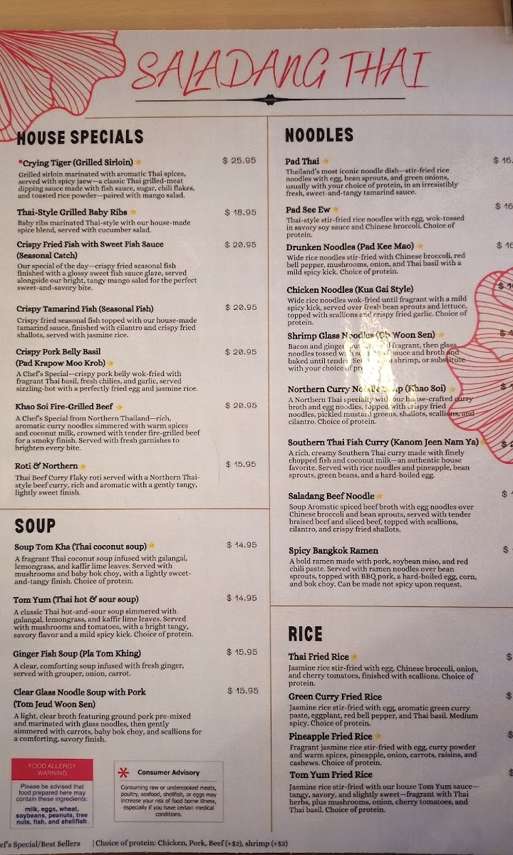 Saladang Thai Sushi Photo Menu 3