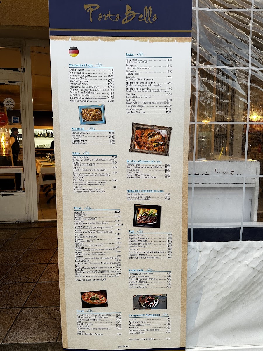 Restaurant Porto Bello Photo Menu 4