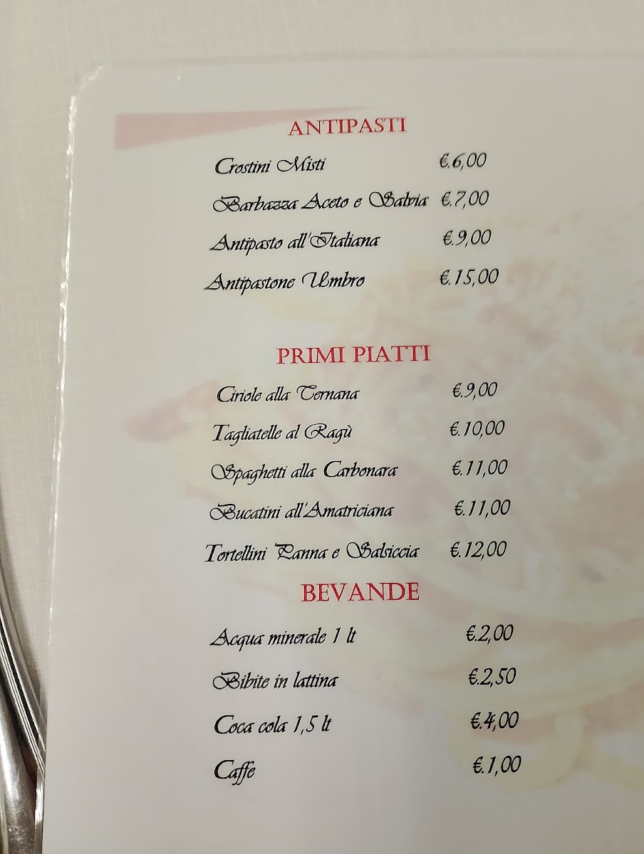 Trattoria Umbra Photo Menu 4