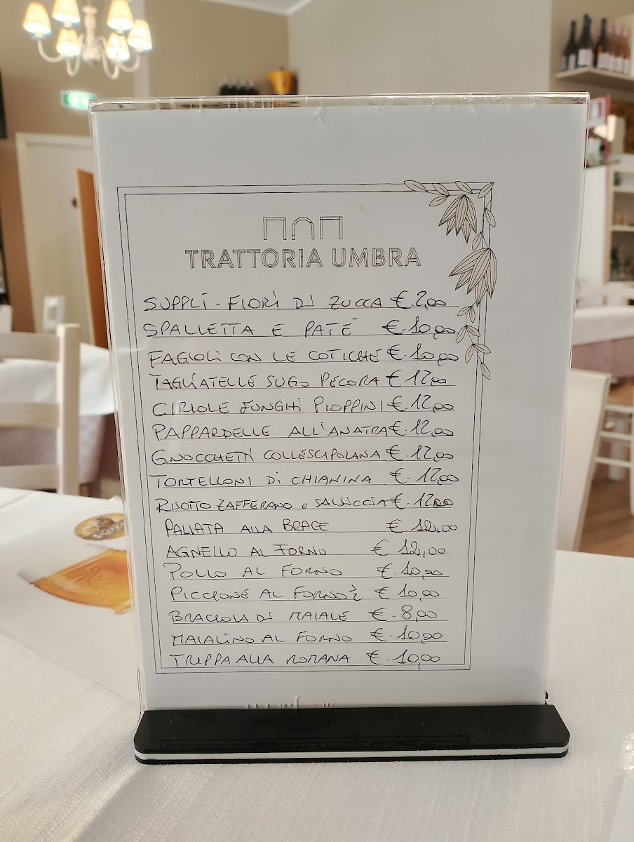 Trattoria Umbra Photo Menu 5