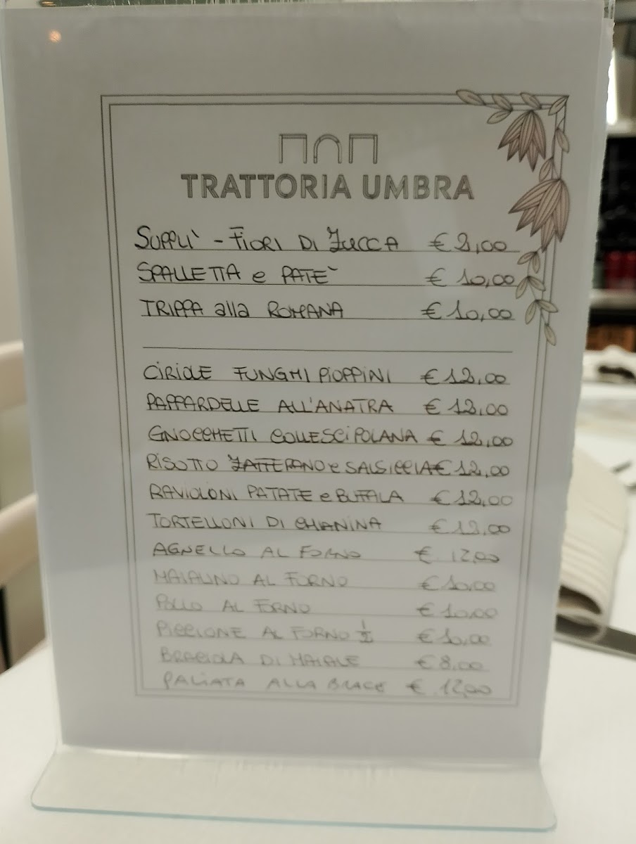 Trattoria Umbra Photo Menu 6