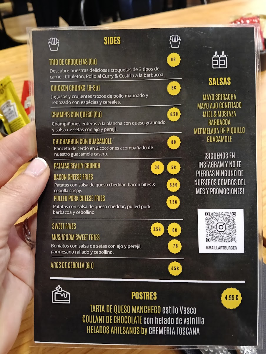 Maillart Burger Photo Menu 1