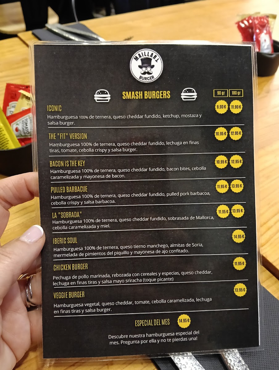 Maillart Burger Photo Menu 2