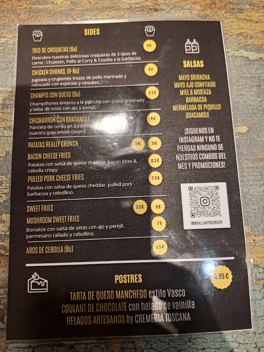 Maillart Burger Photo Menu 3