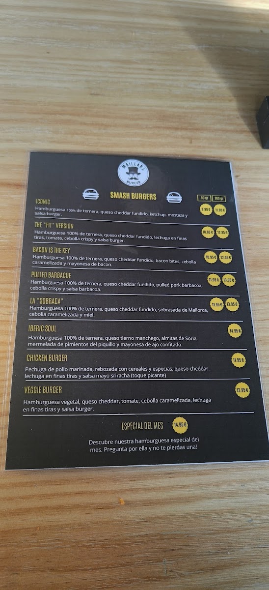 Maillart Burger Photo Menu 6
