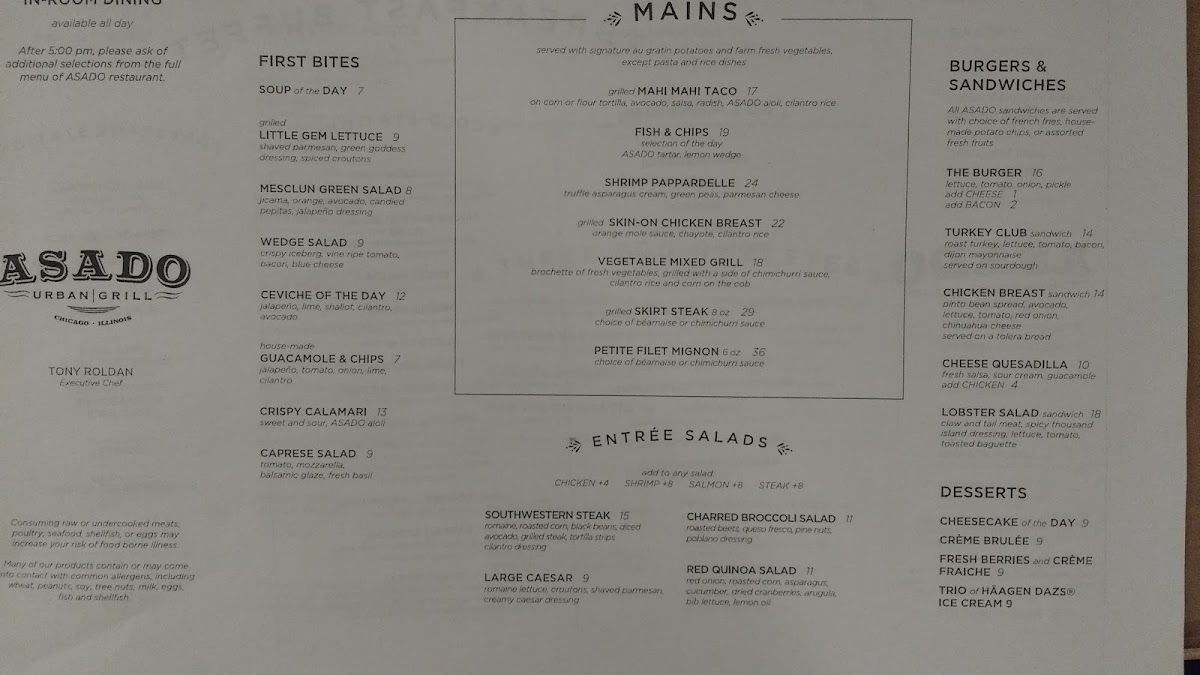 Asado Urban Grill Photo Menu 6