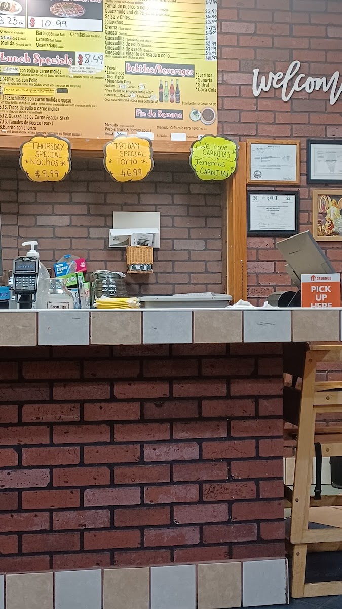 Taco Mex Restaurant Photo Menu 1