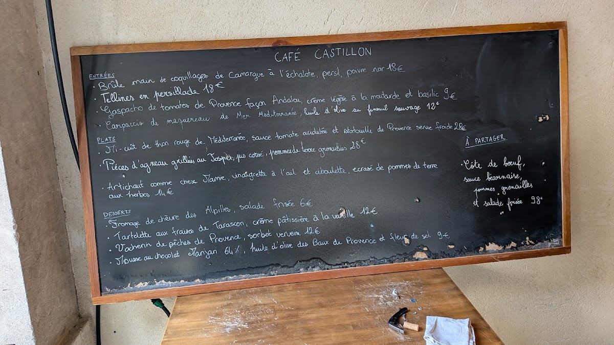 Le Café Castillon Photo Menu 1