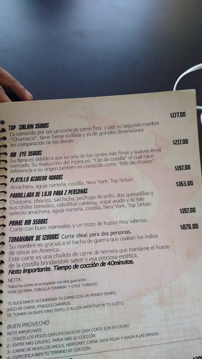 El Asadero Photo Menu 3