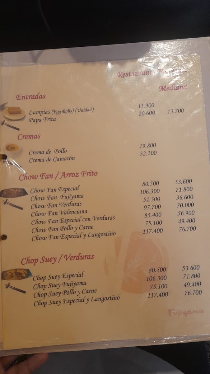 Fujiyama Restaurante Photo Menu 8