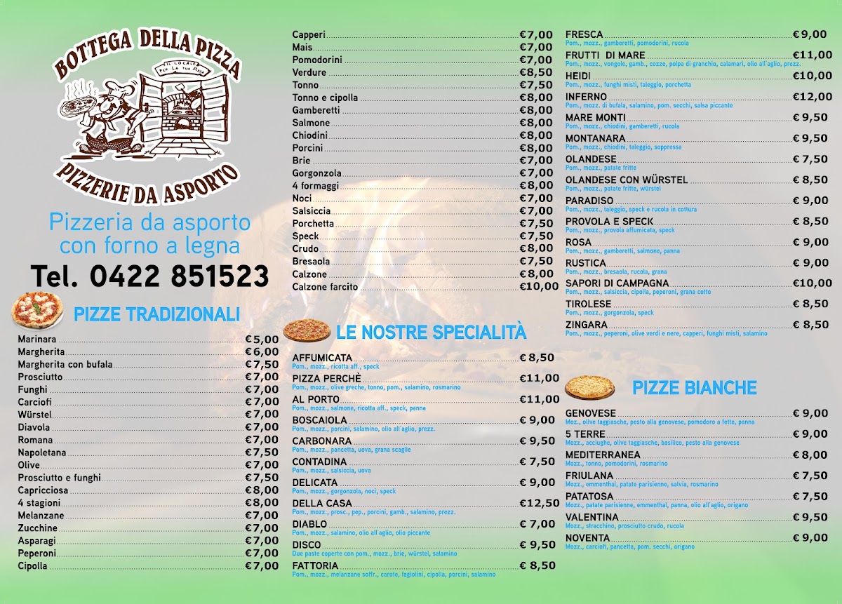 Bottega della Pizza Roncadelle Photo Menu 1