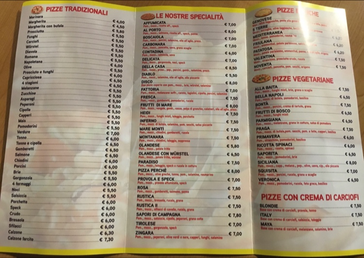 Bottega della Pizza Roncadelle Photo Menu 4