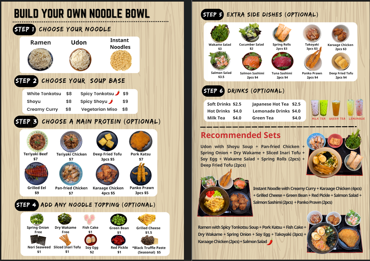 Minamoto Japanese Restaurant Photo Menu 8