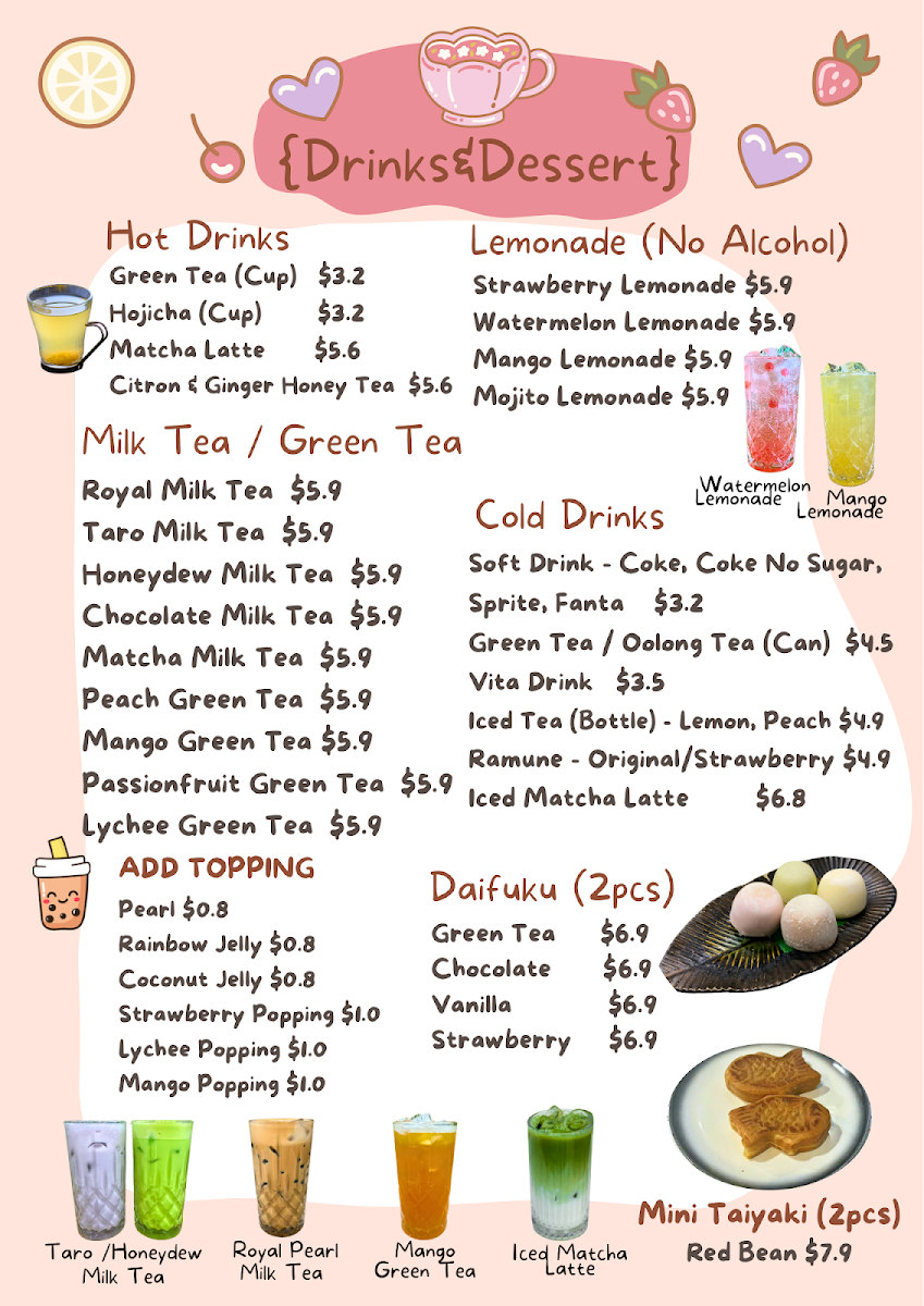 Minamoto Japanese Restaurant Photo Menu 9