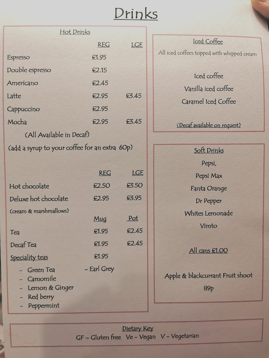 Just Jades Tearoom Photo Menu 2