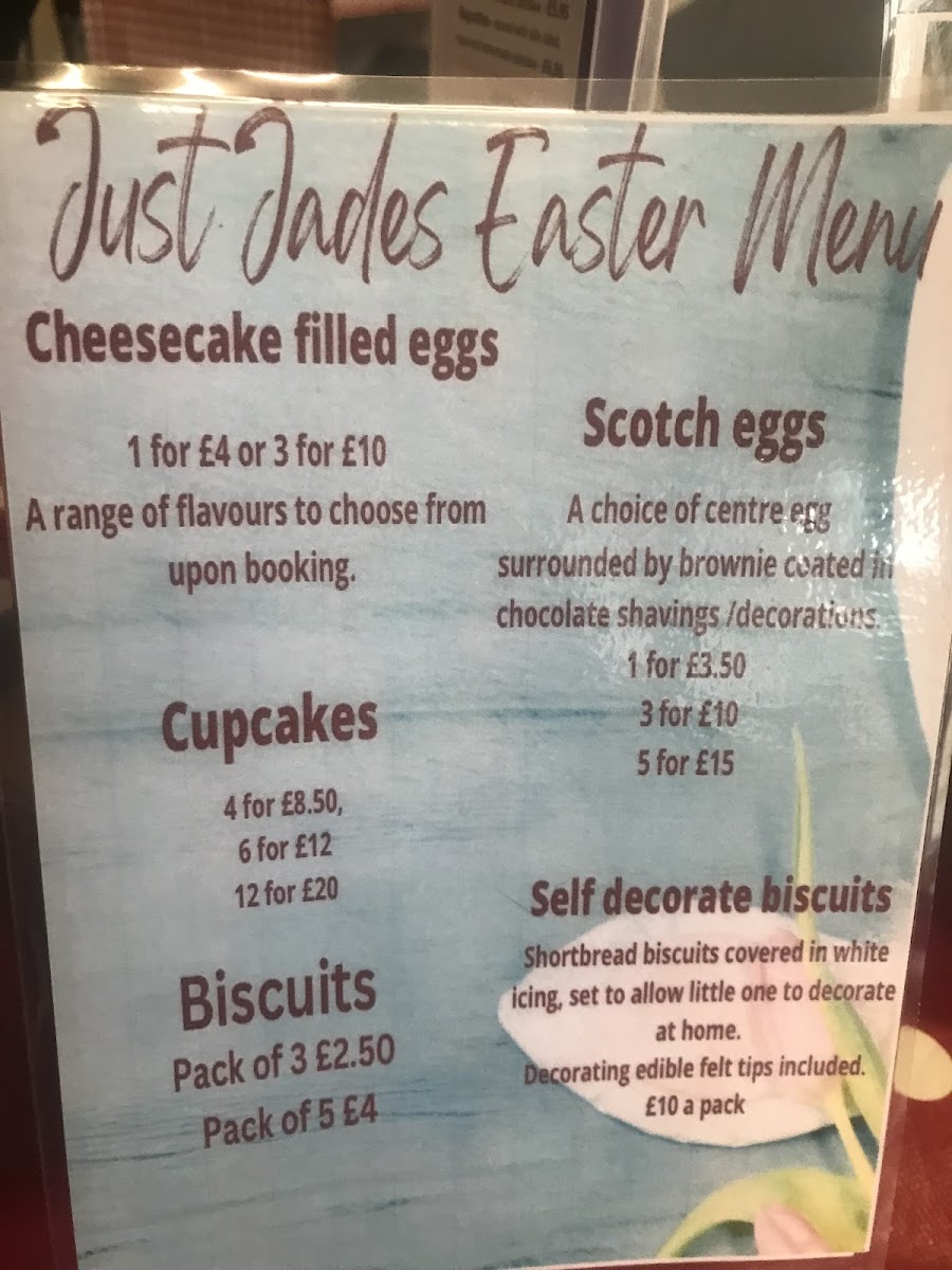 Just Jades Tearoom Photo Menu 4