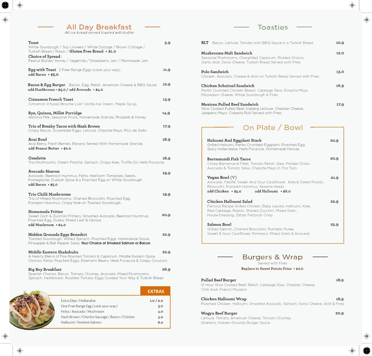 HIDDEN GROUNDS BRASSERIE Photo Menu 5