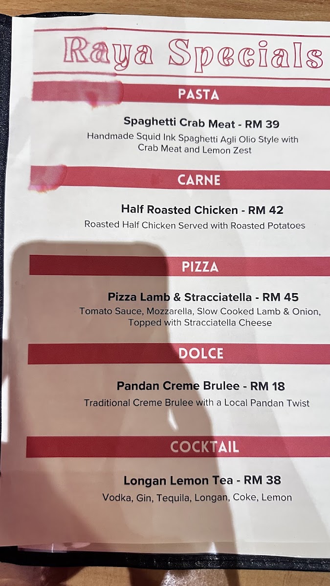 OTTO PIZZA PENANG Photo Menu 4