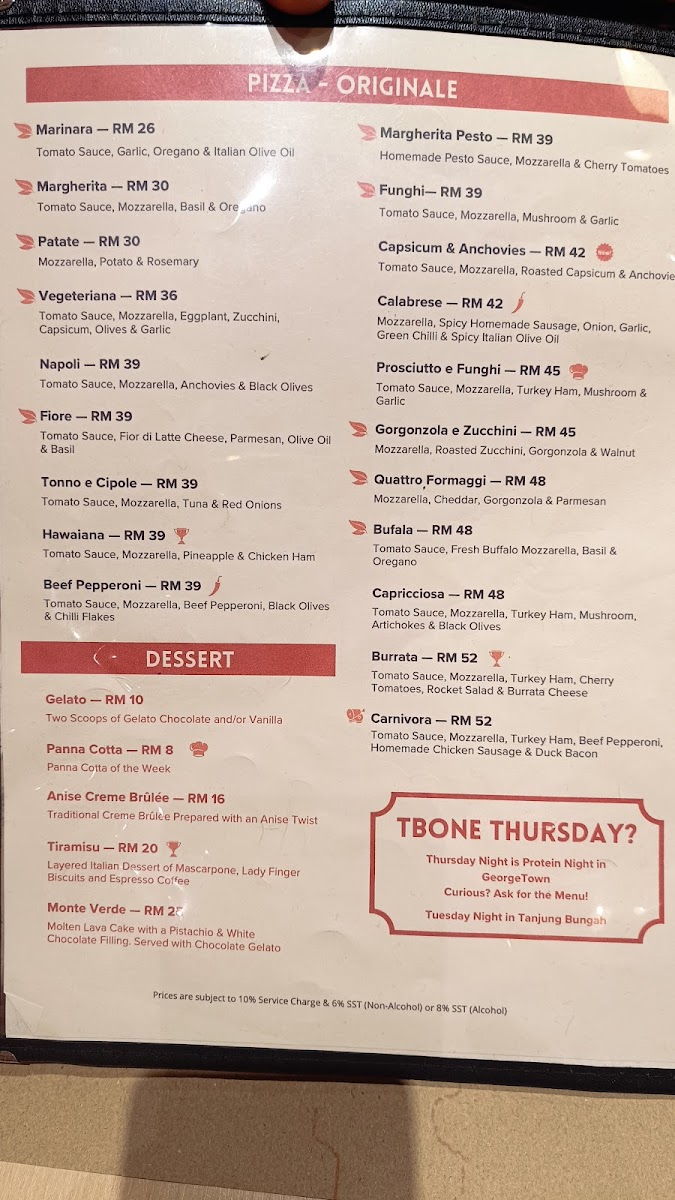 OTTO PIZZA PENANG Photo Menu 5