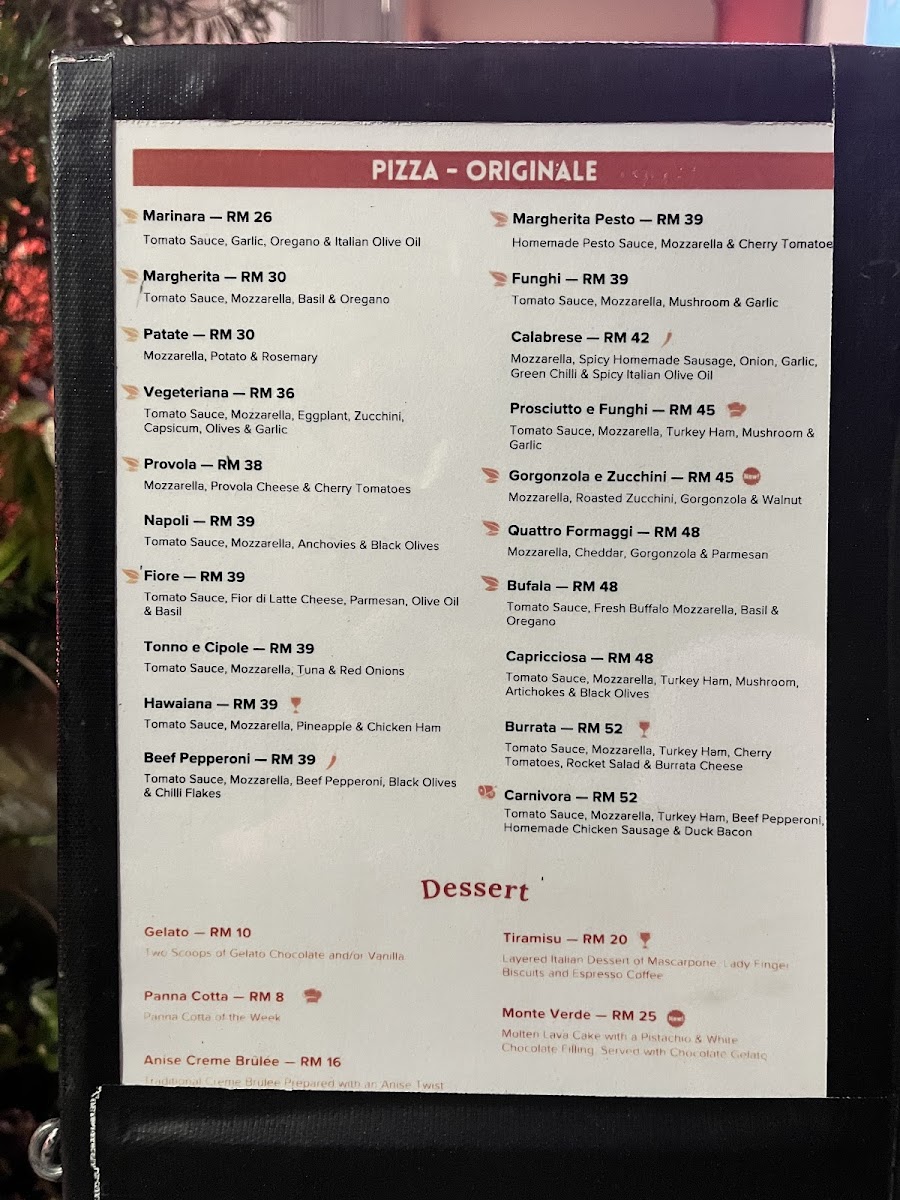 OTTO PIZZA PENANG Photo Menu 7
