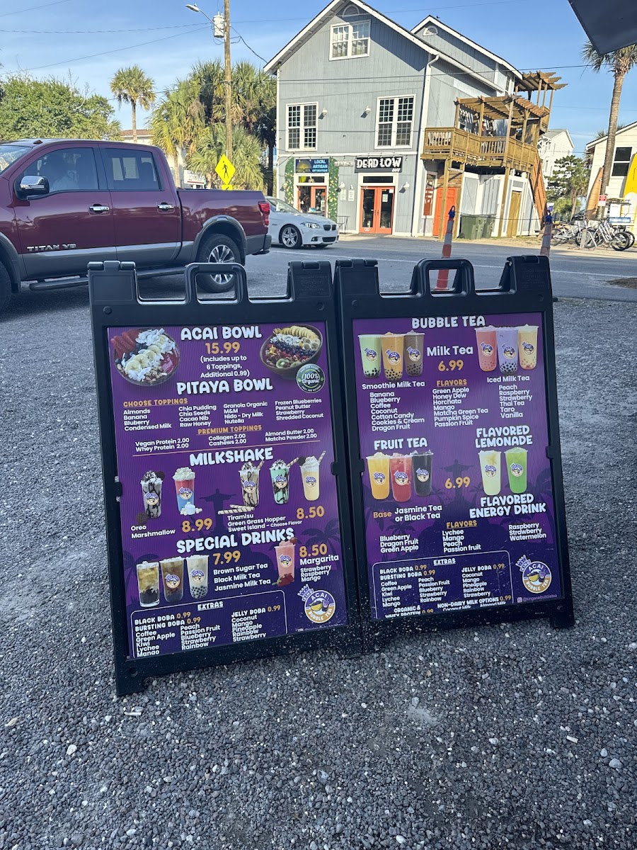 King Acai Bubble Tea Photo Menu 8