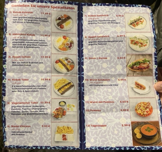 persisches Restaurant Photo Menu 6