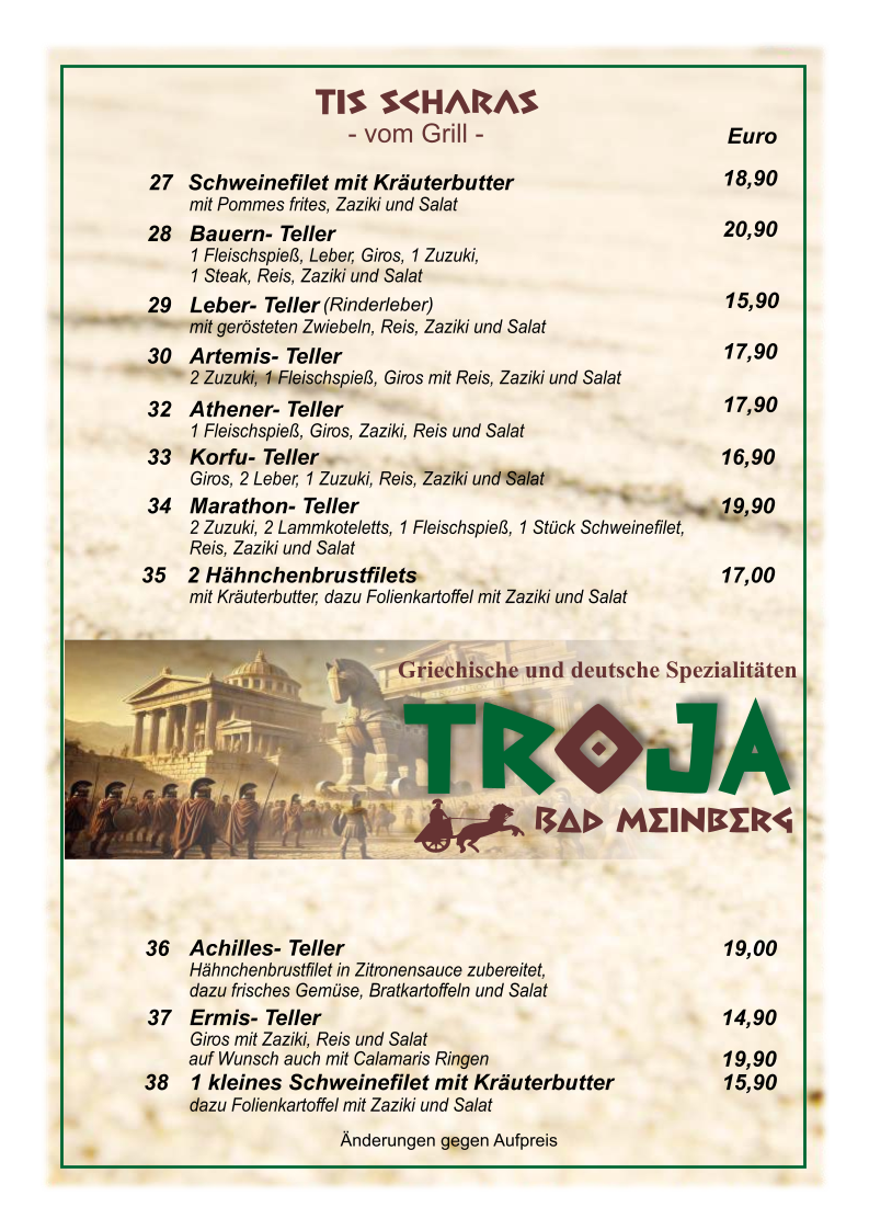 Restaurant Troja Photo Menu 4