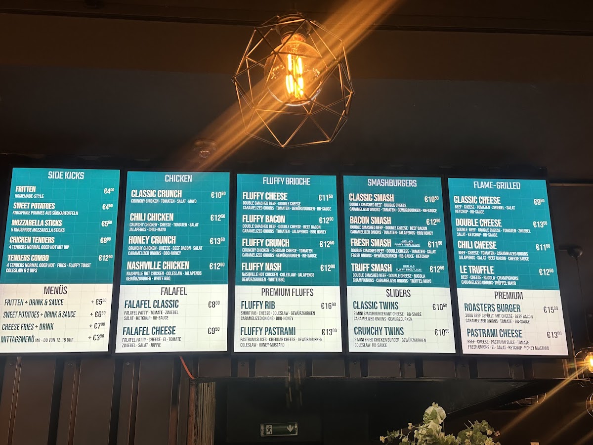 Roasters Burgers Düsseldorf Photo Menu 4