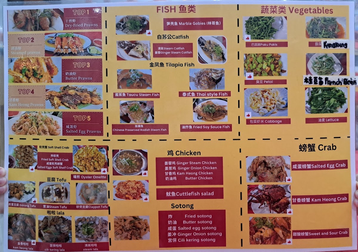 新美芳冷氣海鮮樓 Sun Mee Fong Seafood Restaurant Photo Menu 2