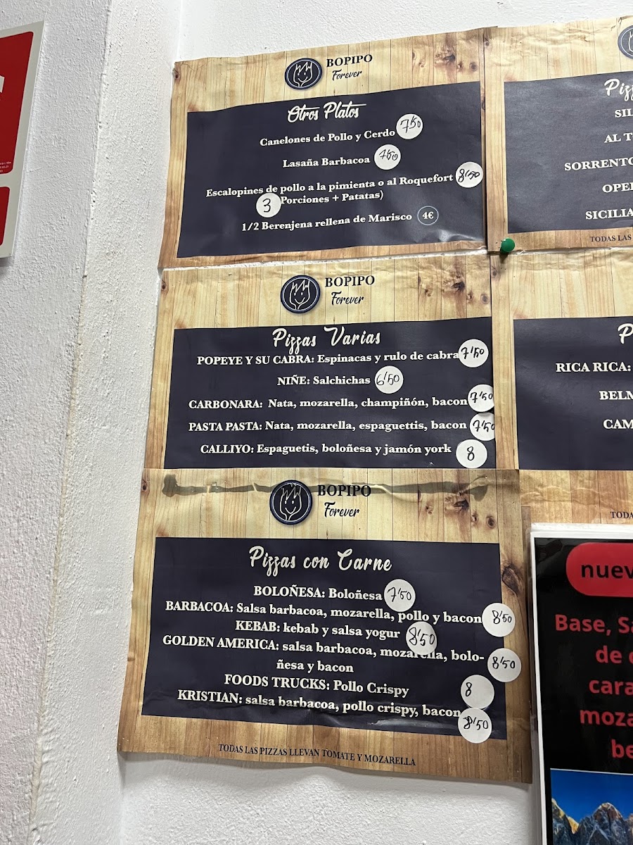Bopipo Photo Menu 1